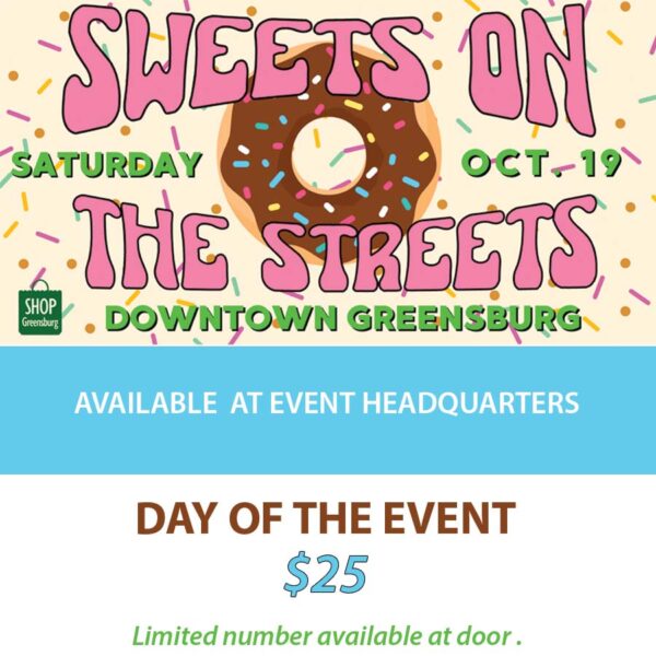 Sweets on the Streets Day Of Tickets